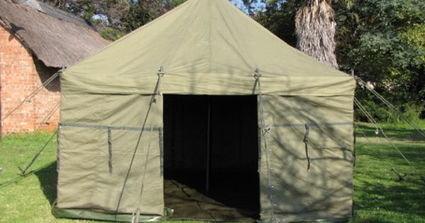 3m x 3m Ripstop Canvas Army Tent